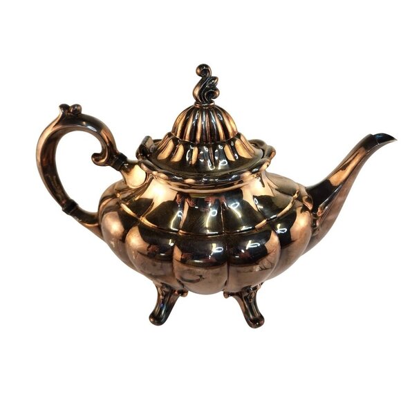Reed & Barton Holiday 7050 Vintage Silverplate Teapot 19th century - Picture 2 of 10